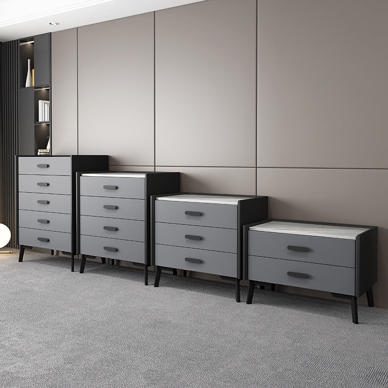 Como Modern Slate Drawer 23.62"D