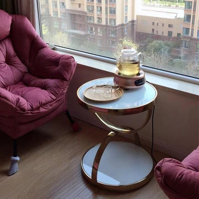Elba Steel Coffee Table 19.69"D