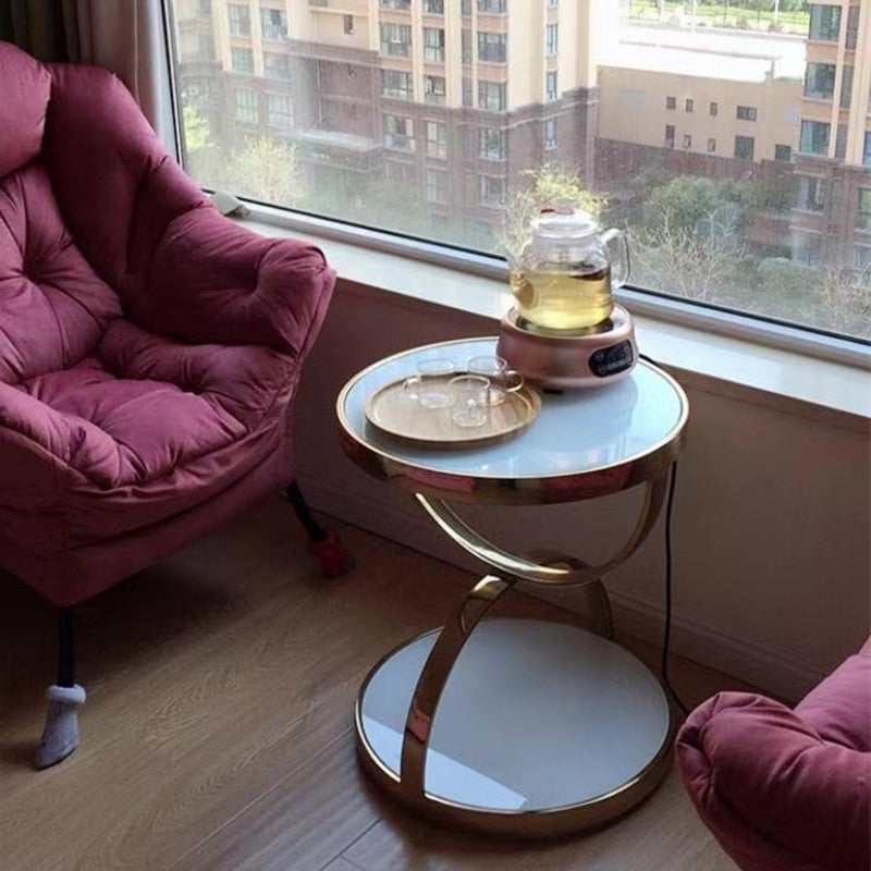 Elba Steel Coffee Table 19.69"D