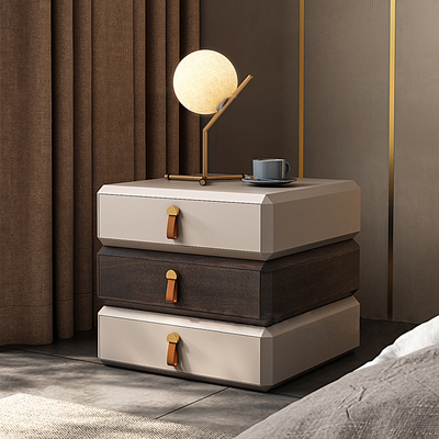 Garda Solid Wood Nightstand 19.68''D