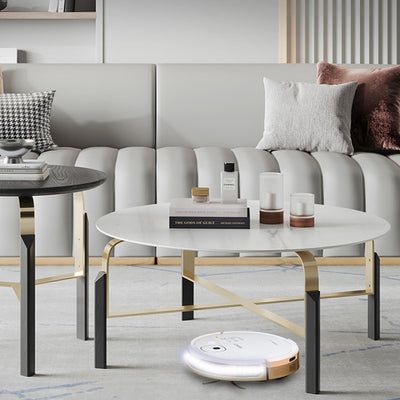 Turin Slate Coffee Tables 35.43''D+21.65'D