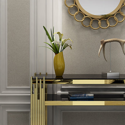 Sant'Antimo Black and Gold Marble Console Table 47.24"D