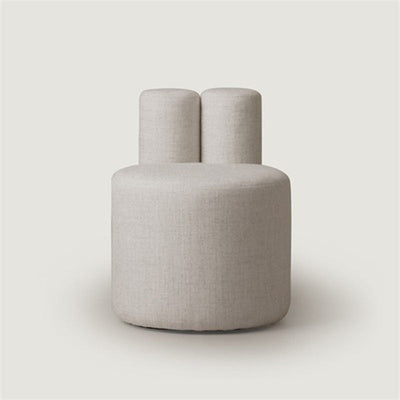 Belluno Corduroy Round Pouf 18.50"D