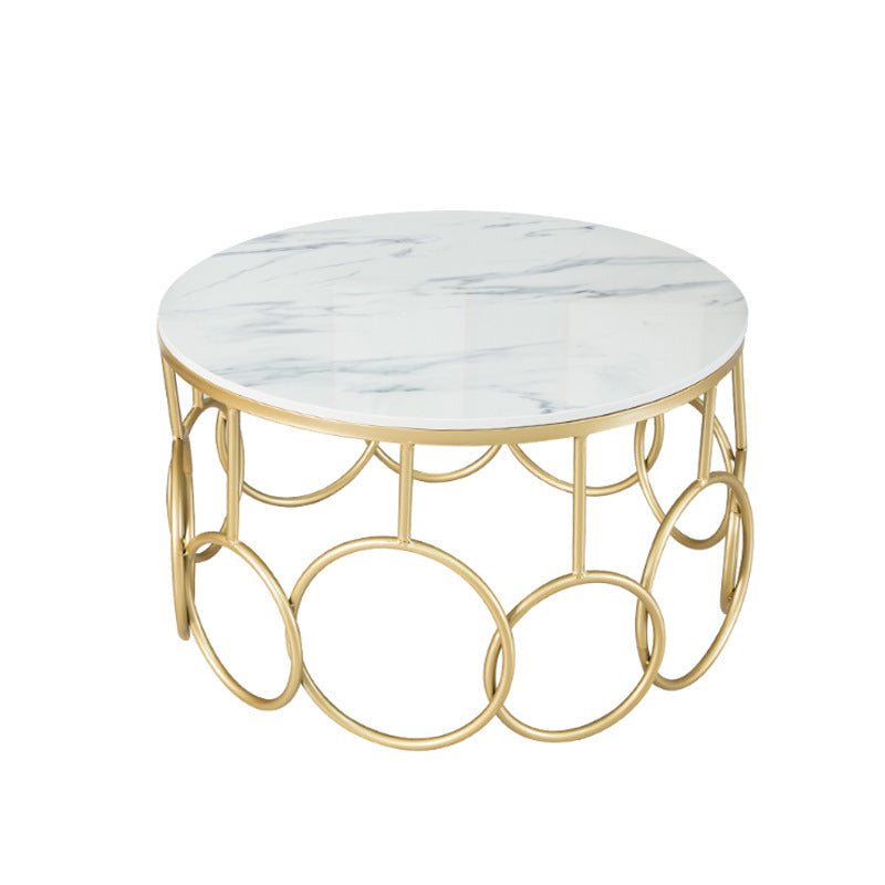 Bologna Black Marble Coffee Table 31.49"D