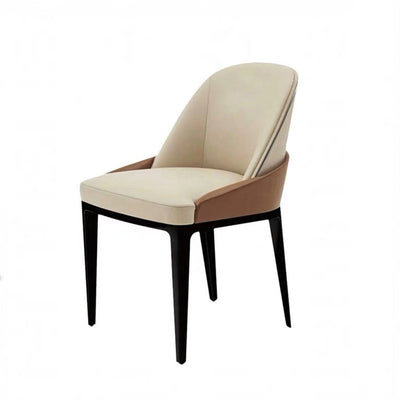 Pomezia White Dining Chairs 21.65"D (with 2 chairs)