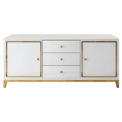 Turin Black Sideboard 47.24"D