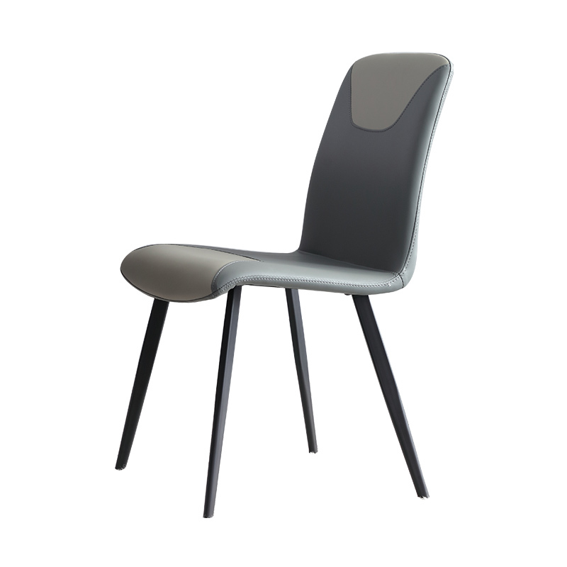 Lampedusa Blue PU Leather Dining Chair 23.62"D (with 2 chairs)