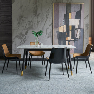 Bosa Black+Grey Dining Chairs 20.86"D  (with 2 chairs)