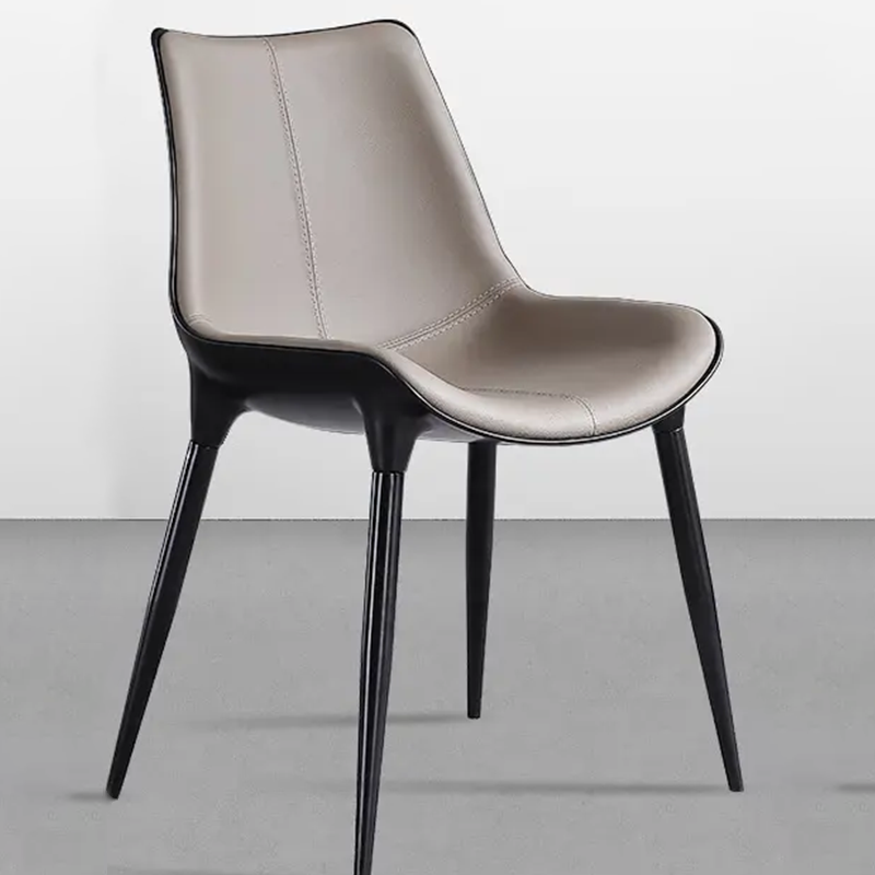 Bosa Black+Grey Dining Chairs 20.86"D  (with 2 chairs)