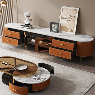Biella Slate TV Stand 78.74''D