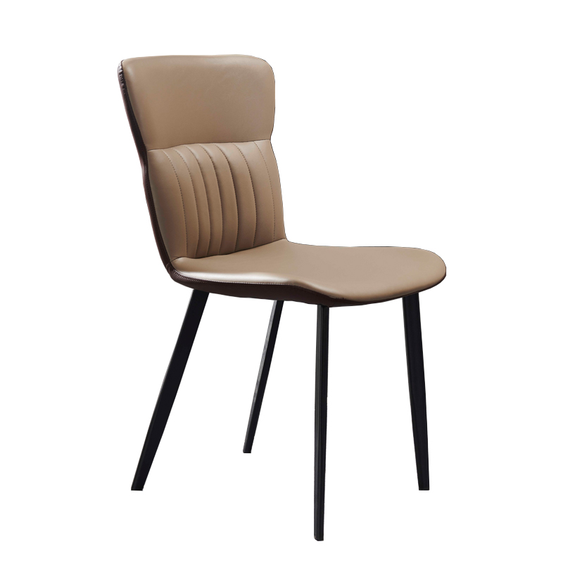 Garda Grey PU Leather Dining Chair 19.70"D (with 2 chairs)