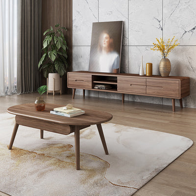 Arona Walnut Beech TV Stand 78.74"D