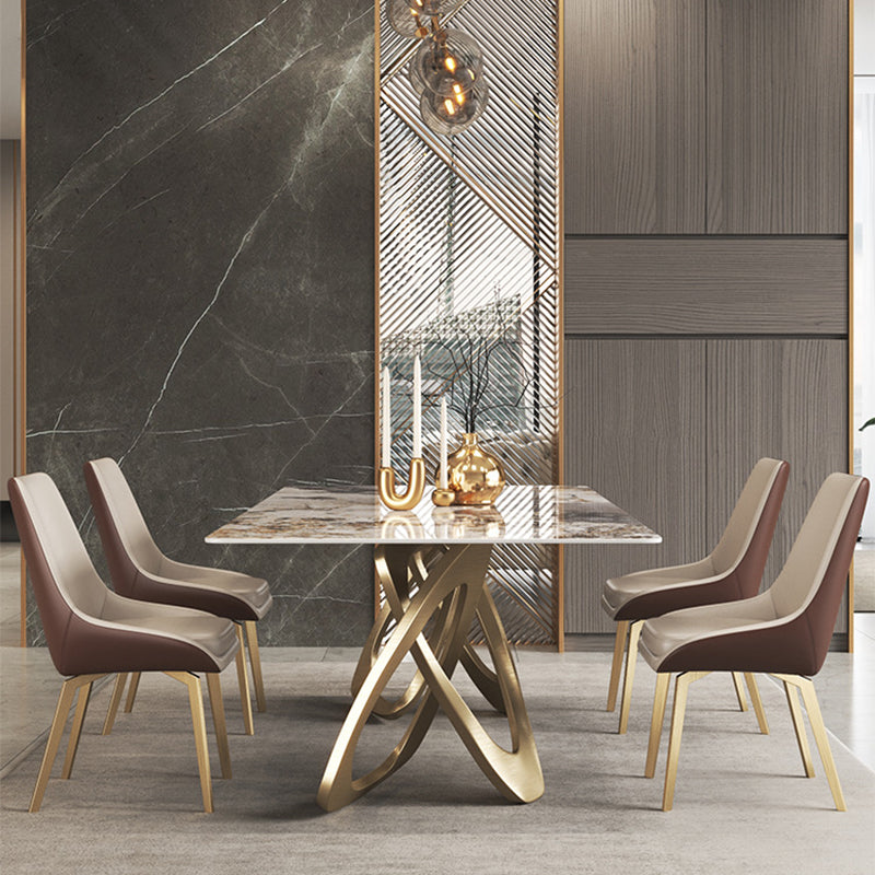 Ancona Slate Dining Table 62.99"D