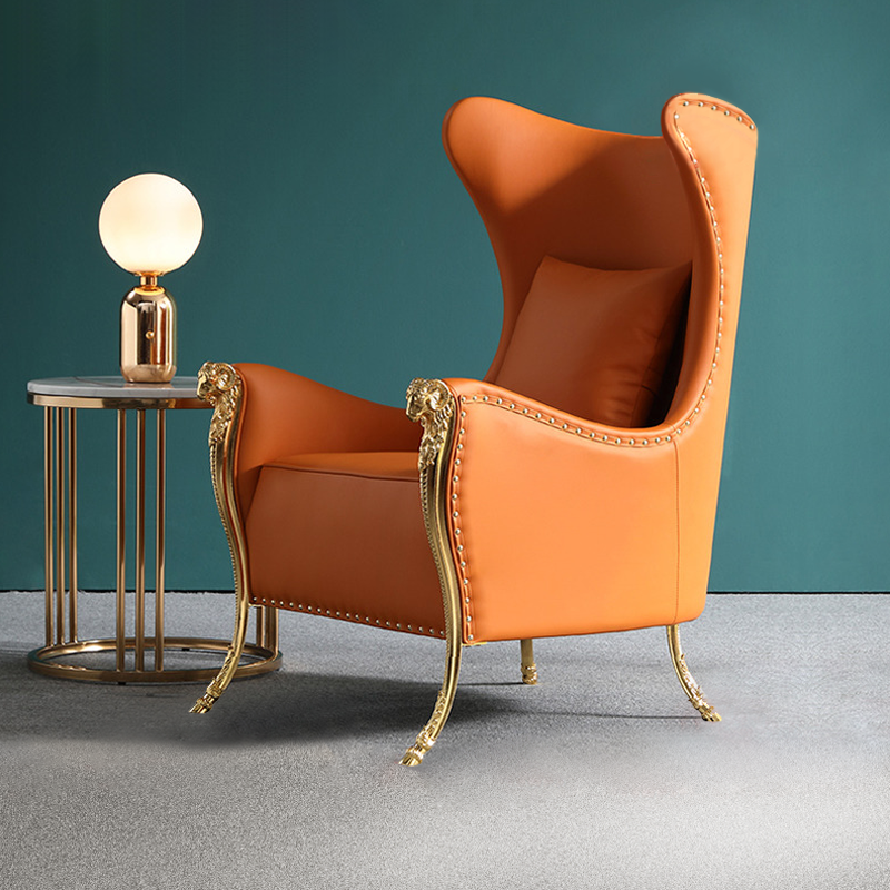 Empoli Blue Lint Lounge Chairs 24.41"D