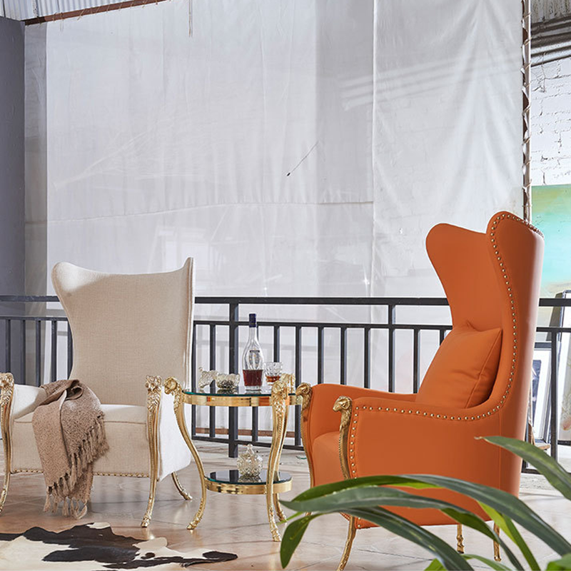 Empoli Blue Lint Lounge Chairs 24.41"D