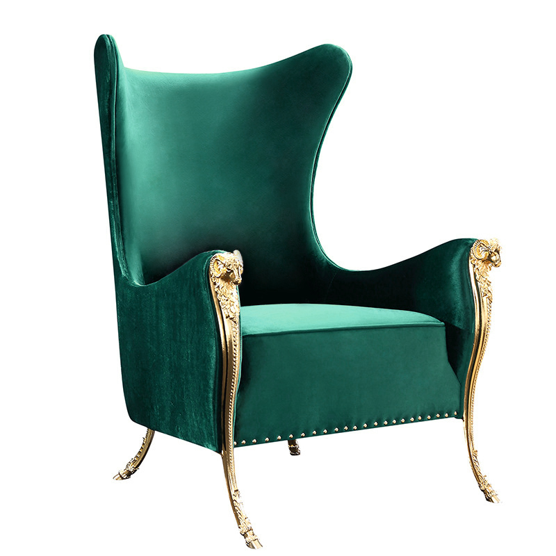 Empoli Blue Lint Lounge Chairs 24.41"D