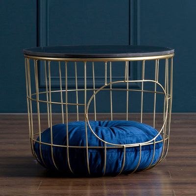 Elba Tempered Glass Coffee Table 19.69"D（No cushion）
