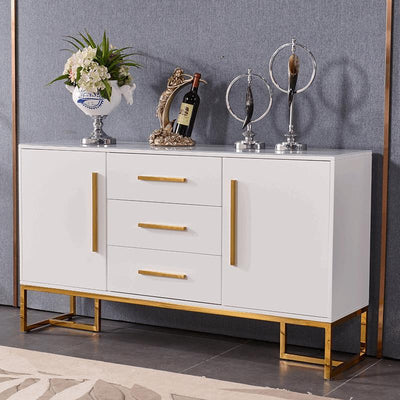 Turin Black Gold Bedroom Sideboard Porch 47.24"D