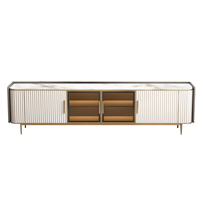 Battipaglia Slate TV Stand 79.92"D
