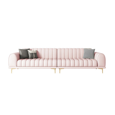 Palau Beige Organic Eco Leather Sofa 116.93''D