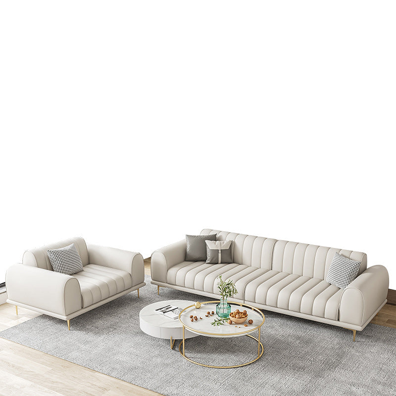 Palau Beige Organic Eco Leather Sofa 116.93&