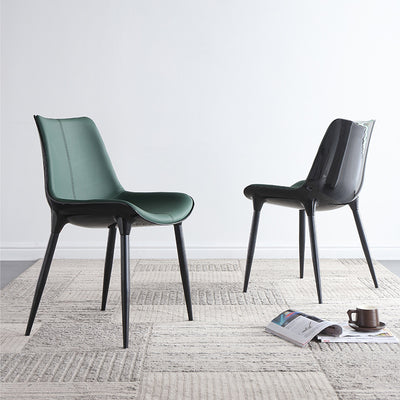 Bosa Black+Grey Dining Chairs 20.86"D  (with 2 chairs)