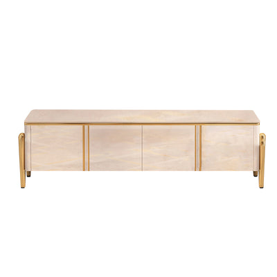Arzignano Tempered Glass  TV Stand 78.74"D