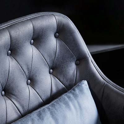 Olbia Faux Leather Lounge Chairs 26.77"D (Without Pillows)