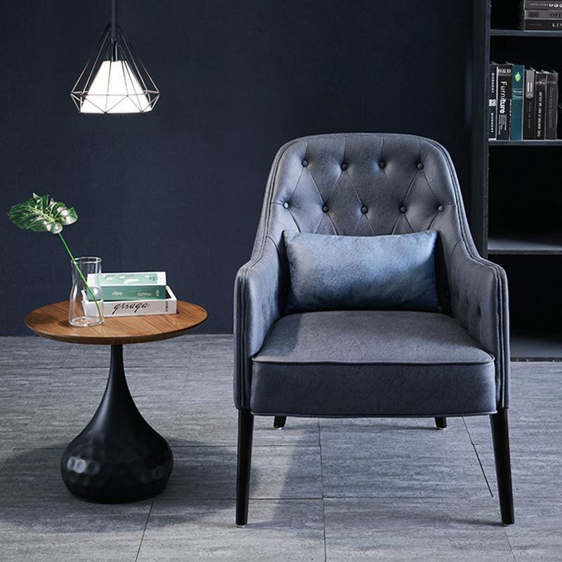 Olbia Faux Leather Lounge Chairs 26.77"D (Without Pillows)