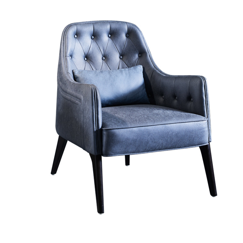 Olbia Faux Leather Lounge Chairs 26.77"D (Without Pillows)
