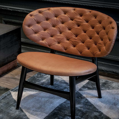 Olbia Faux Leather Lounge Chairs 27.56"D