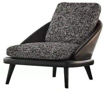 Olbia Faux Leather Lounge Chairs 29.92"D