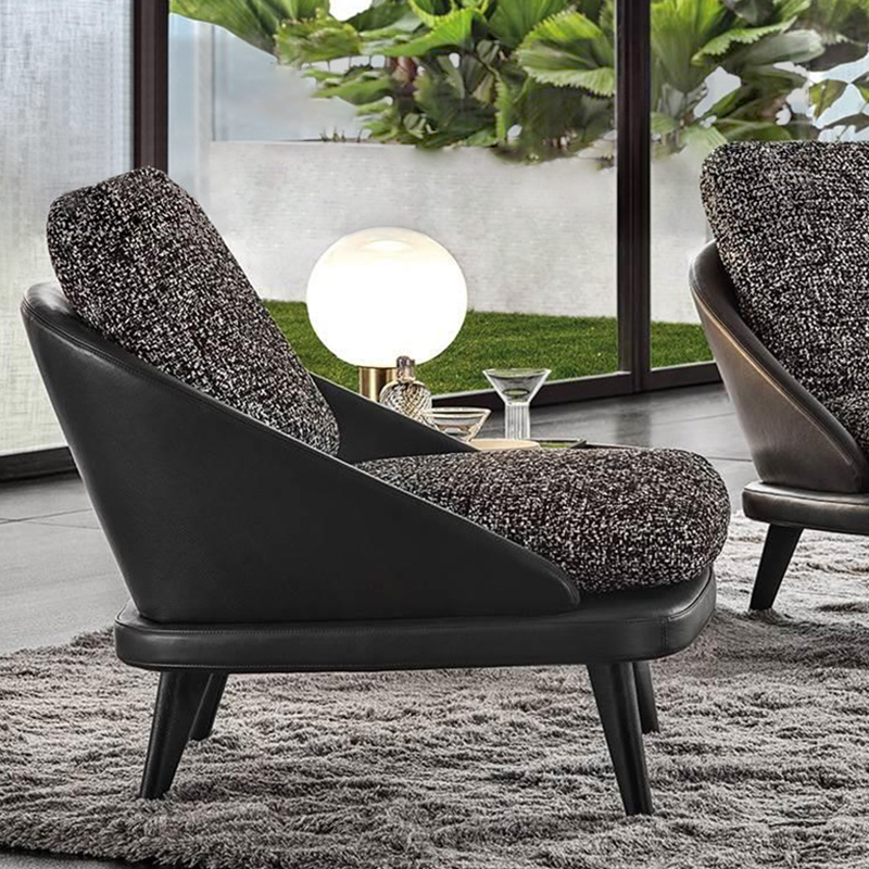 Olbia Faux Leather Lounge Chairs 29.92"D