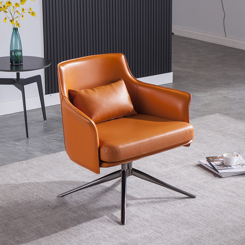 Olbia Faux Leather Lounge Chairs 25.59"D