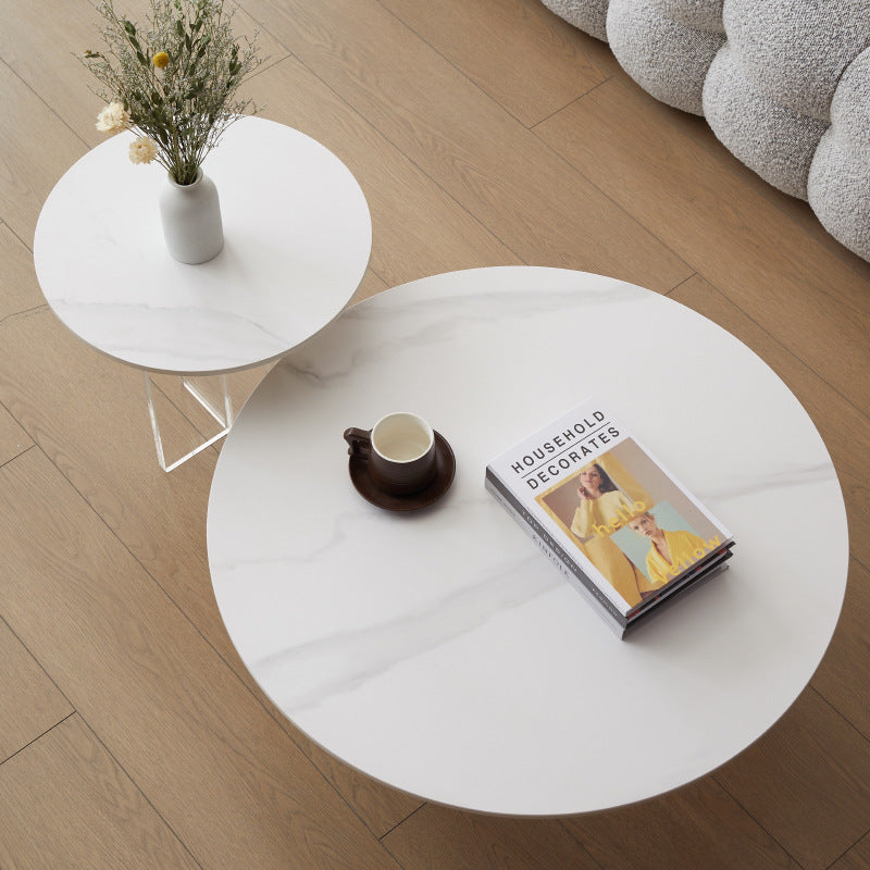 Dueville Slate Coffee Tables 31.49"D+17.71"D