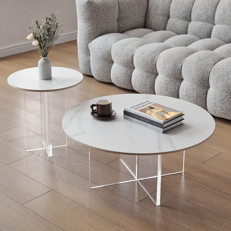 Dueville Slate Coffee Tables 31.49"D+17.71"D