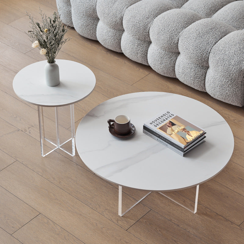 Dueville Slate Coffee Tables 31.49"D+17.71"D