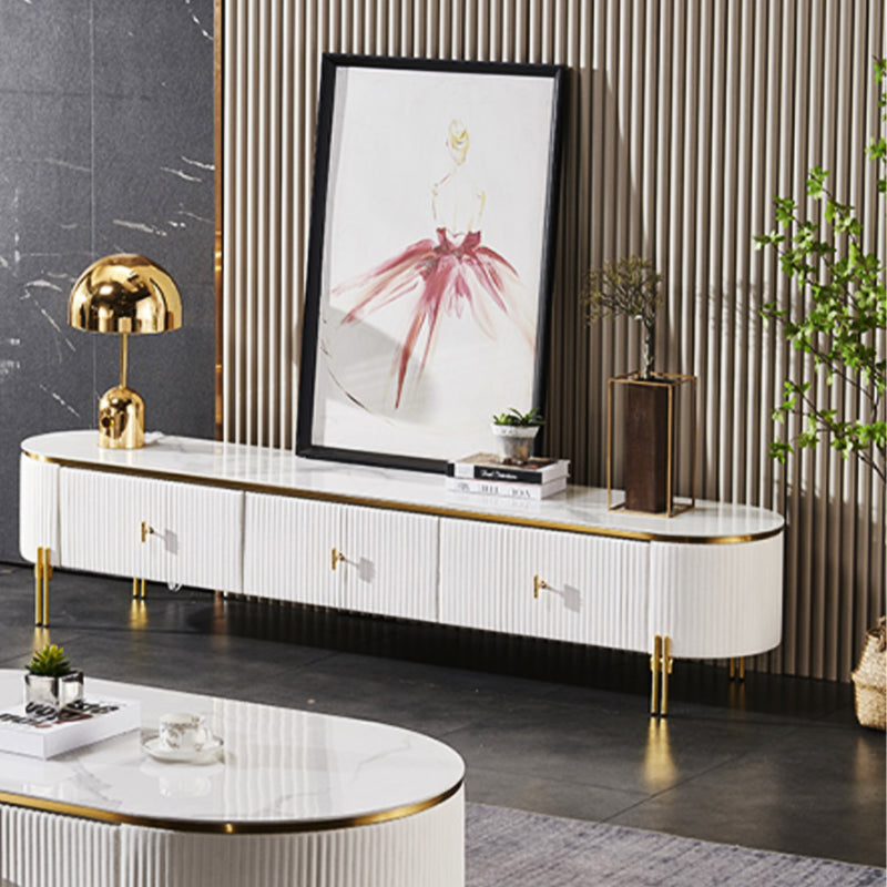 Battipaglia Slate TV Stand 78.74"D