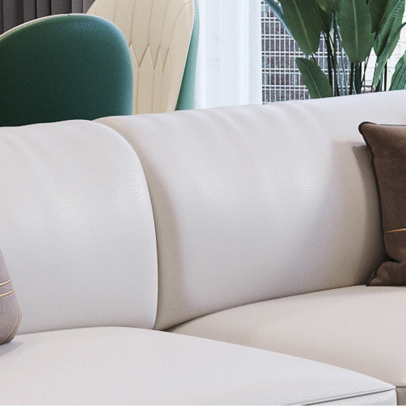 Orosei Green Leather Sofa 85.82"D