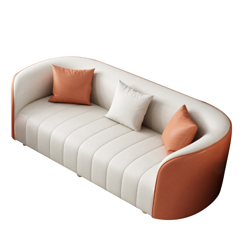 Thiene Beige Technology cloth sofa 88.58"D
