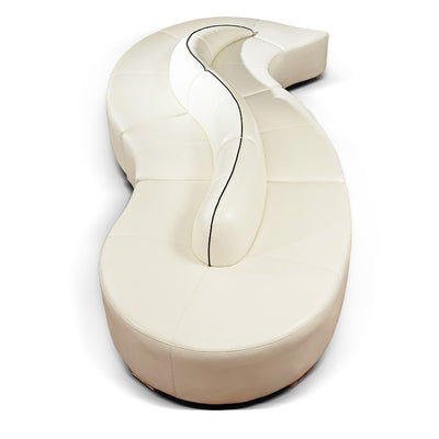 Lecce Eco-friendly Leather Sofa 146.45"D