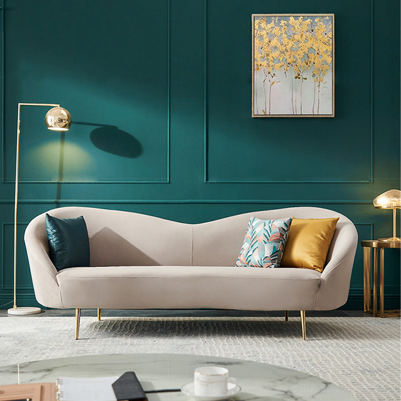 Cuneo Pink Lint Sofa 85.04"D