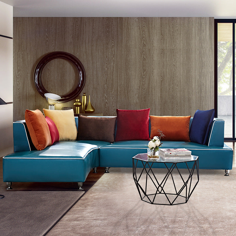 Lecce Leather Sofa 115.35"D