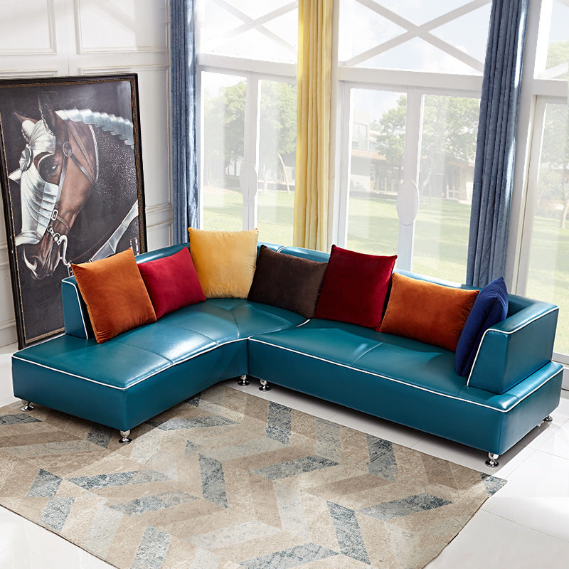 Lecce Leather Sofa 115.35"D