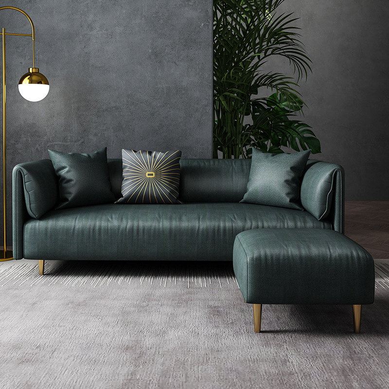 Cornuda Grey Technology Cloth Sofa 59.05"D