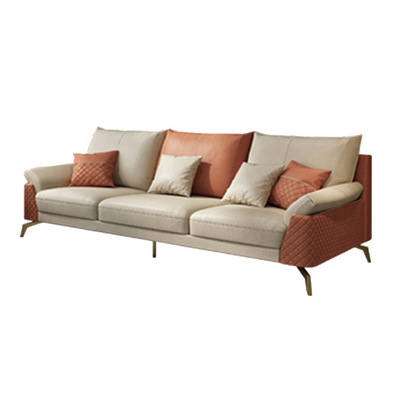 Cornuda Orange Technology Cloth Sofa 82.67"D