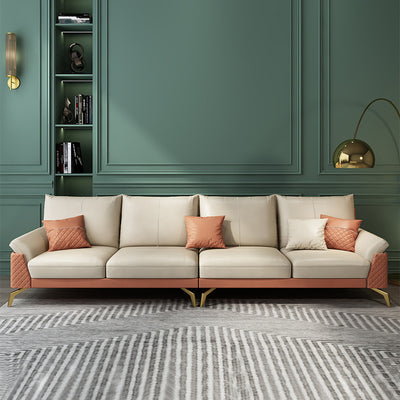 Cornuda Orange Technology Cloth Sofa 82.67"D