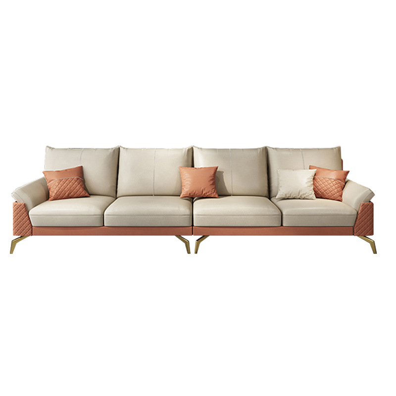 Cornuda Orange Technology Cloth Sofa 82.67"D