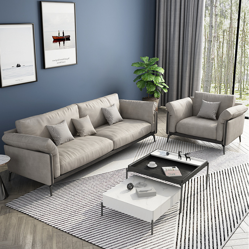 Cornuda Orange Technology Cloth Sofa 82.67"D