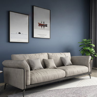 Cornuda Orange Technology Cloth Sofa 82.67"D
